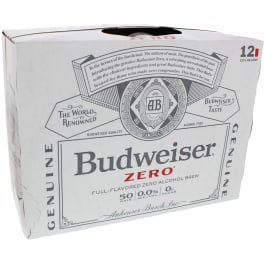 Budweiser Zero - 12 cans / 12oz