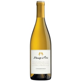 Menage A Trois White Wine Chardonnay - 750mL Menaage a Trois