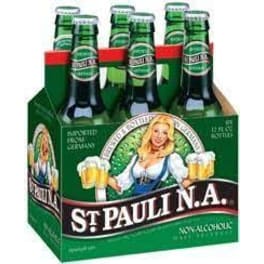 St. Pauli Non-alcoholic 6 pack 6 pack bottles