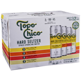 Topo Chico Hard Seltzer Variety Pack - 12 cans / 12oz