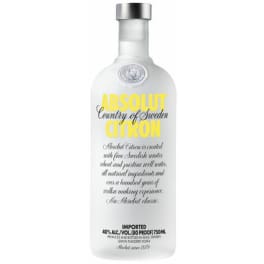 Absolut Citron Vodka - 750mL