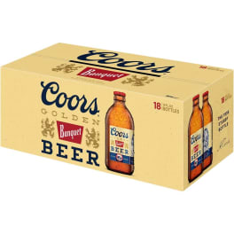 Coors Banquet Lager Beer - 18 bottles / 12oz