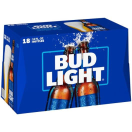 Bud Light 18 Pack Bottle