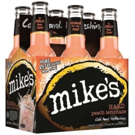 Mikes Harder Peach Lemonade 6 pack 6 pack bottles