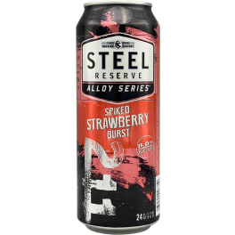 Steel Reserve Spiked Strawberry Flavored Malt Beverage - 1 can / 24oz