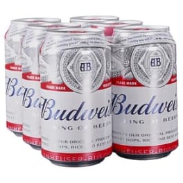 Budweiser 6pack 12oz