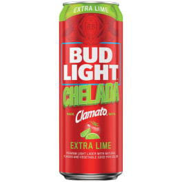 Bud Light Chelada Clamato Extra Lime Beer - 1 can / 25oz