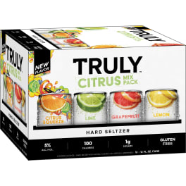 Truly Citrus Variety Pack Hard Seltzer - 12 cans / 12oz