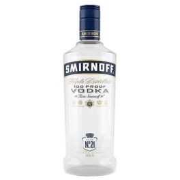 Smirnoff 100 proof 1.75