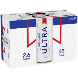 Michelob Ultra Light Beer - 24 cans / 12oz