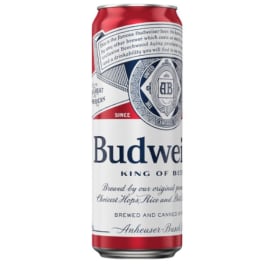 Budweiser 25 oz can