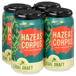 Legal Draft Hazeas Corpus - 4 pack can / 12oz