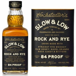 Hochstadter's Slow & Low Rock Whiskey Rye - 750mL