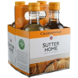 Sutter Home Chardonnay - 4 Pack/ 187mL