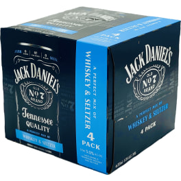 Jack Daniel's Whiskey & Seltzer - 4 cans / 12oz