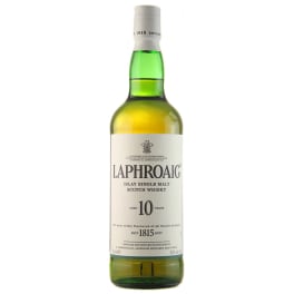 LAPHROAIG 10 YEAR OLD ISLAY SINGLE MALT SCOTCH WHISKY 750ml