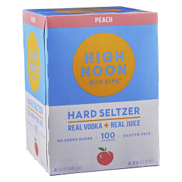 High Noon Peach - 4 cans / 355mL