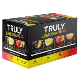 Truly Lemonade Hard Seltzer Mix Pack Spiked & Sparkling Water - 12 cans / 12oz