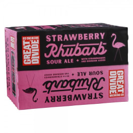 Great Divide Strawberry Rhubarb Sour Ale - 6 cans / 12oz