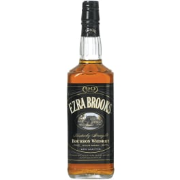 EZRA BROOKS BOURBON WHISKEY 750ml