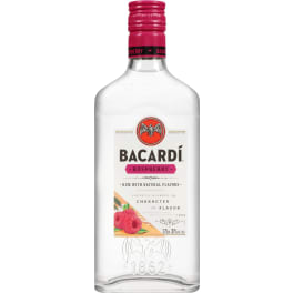 Bacardí Raspberry Flavored White Rum - 375mL