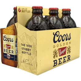 Coors Banquet Lager Beer - 6 bottle / 12oz
