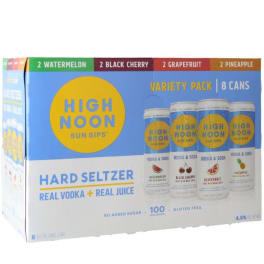 High Noon Hard Seltzer Variety Pack - 8 cans / 355mL