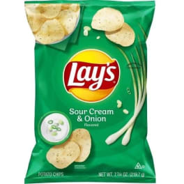 Layâ€™s Sour Cream & Onion regular bag