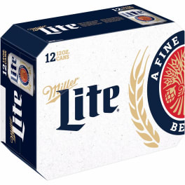 Miller lite 12 pack 12oz can