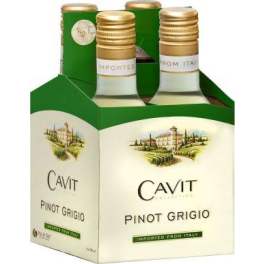 Cavit Pinot Grigio - 4 Pack (187mL)