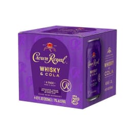 CROWN AND COKE 4 PK