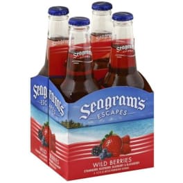 SEAGRAM'S W/C WILD BERRIES 4PK