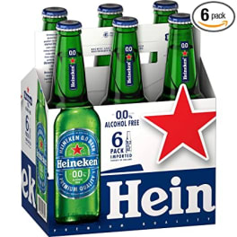 Heineken 0.0% Alcohol Free 6pack 11.2oz