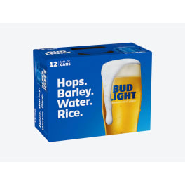 Bud Light (4.2% ABV) - 12 pack / 12oz can
