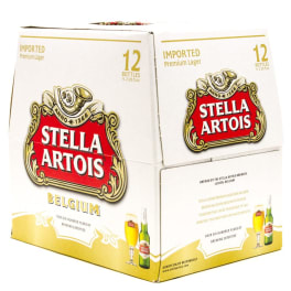 Stella Artois (5.2% ABV) - 12 pack / 12oz bottle