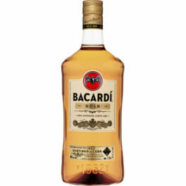 Bacardi 80 Proof Gold Rum - 1.75L