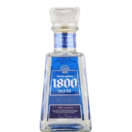 1800 80 Proof Blanco Tequila Bottle (375 ml)