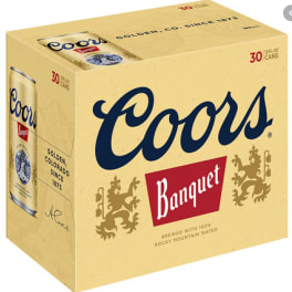 Coors Banquet 30pk 12oz cans