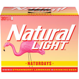 NATURAL LIGHT - NATURDAYS30PK - 12 OZ