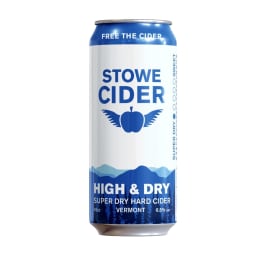 STOWE Cider - HIGH & DRY - 16 OZ