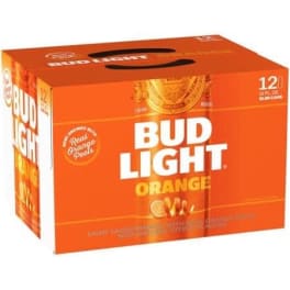 BUD LIGHT ORANGE - 12PK CAN - 12 OZ