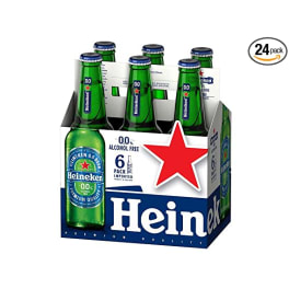 Heineken Non alcoholic 6 pack bottle