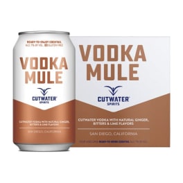 Cutwater Vodka Mule 4 Pack 12Oz can