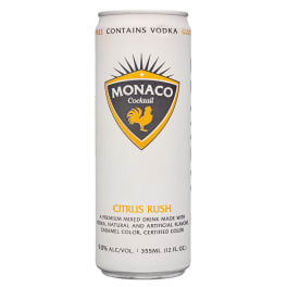 Monaco Citrus Rush Cocktail - 1 can / 12oz