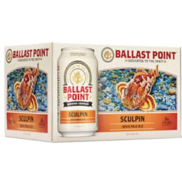 Ballast Point Sculpin IPA 6 pack can