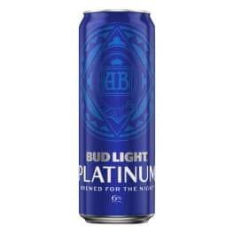 Bud Light Platinum Beer - 1 can / 25oz