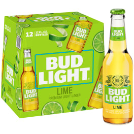 Bud Light Lime Beer - 12 bottles / 12oz