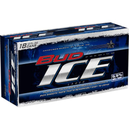 Bud Ice Beer - 18 cans / 12oz