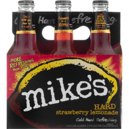 Mike's Hard Strawberry Lemonade Seltzer - 6 bottles / 12oz