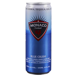 Monaco Blue Crush Cocktail - 1 can / 12oz